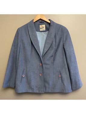 Mona Lisa By Niccolini Vintage Blazer 1960’s Light Pigeon Blue